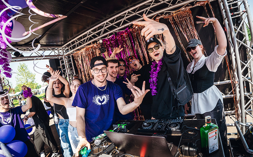 cik cak - SŠ alegorický vůz